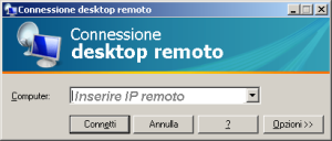 desktop remoto collegamento